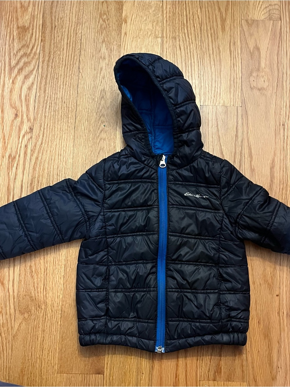 Eddie Bauer Toddler Hooded Puffer Jacket - Navy 3T